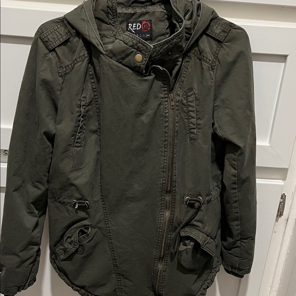 Red Kids Dark Green military jacket - Picture 4 of 4